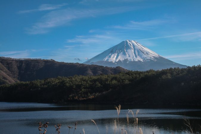 Mount Fuji from Lake Saiko