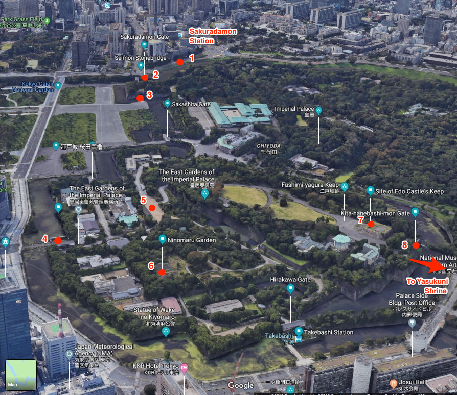 Map of East Gardens
