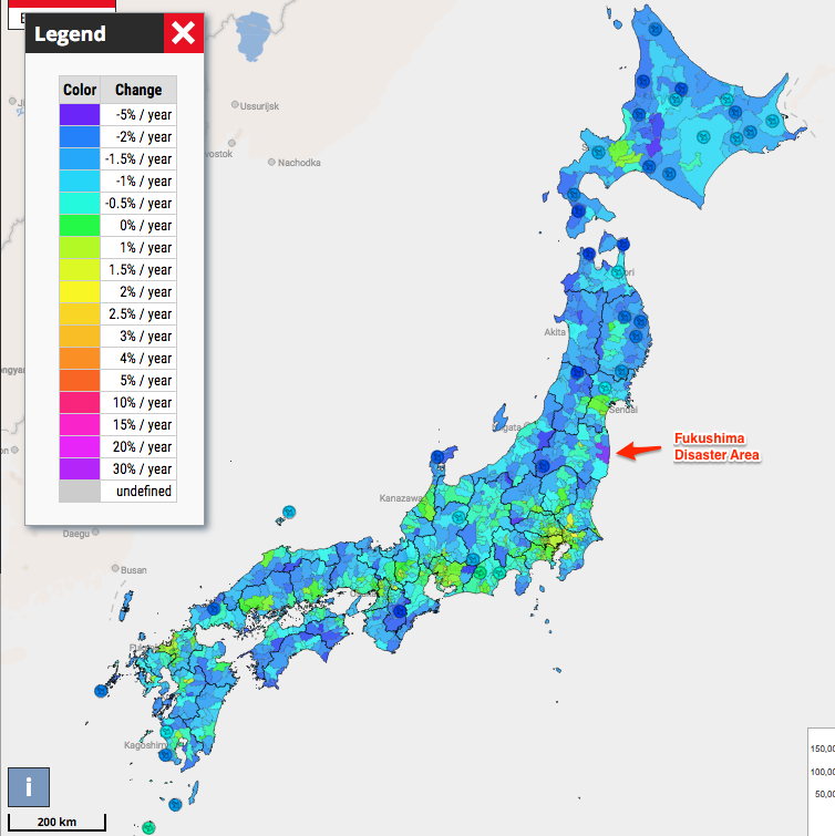 Population Trends in Japan